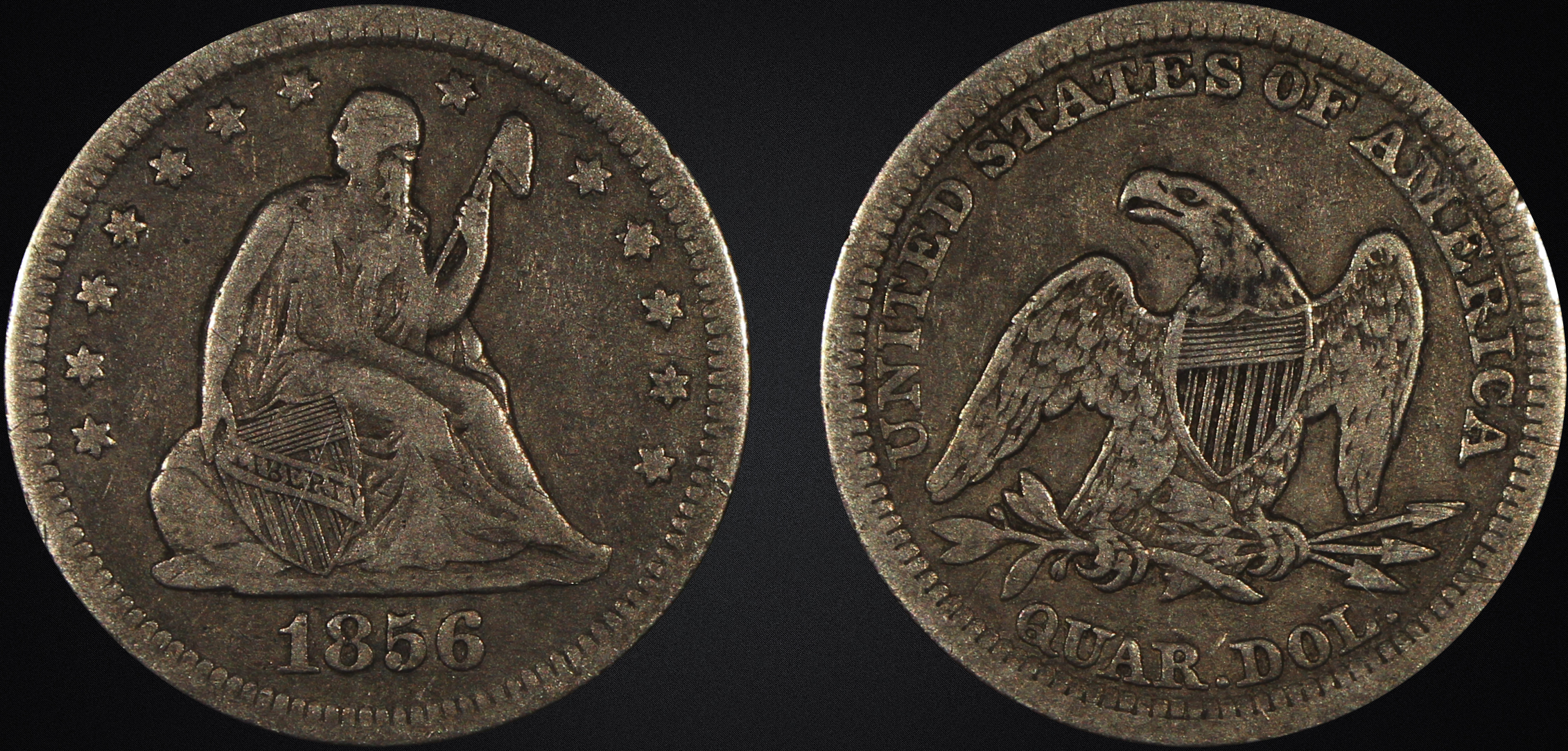 1856-Seated-Liberty-Quarter